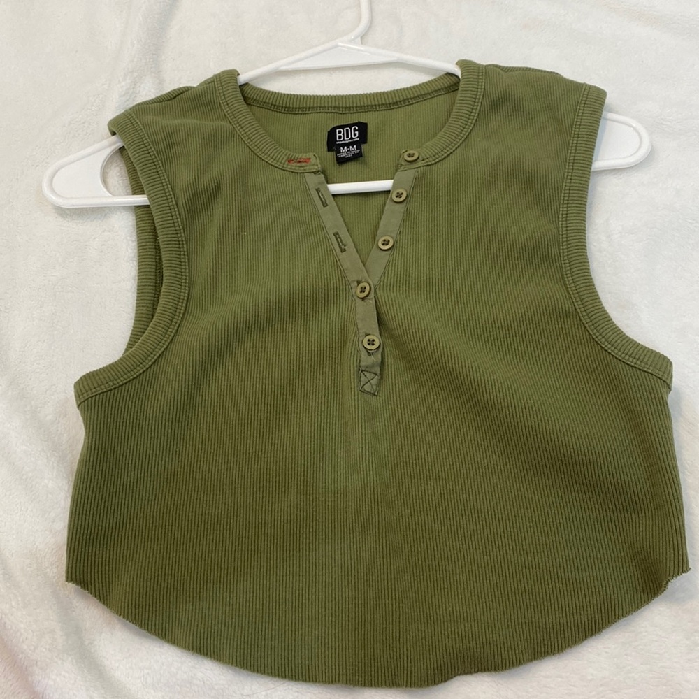 Olive green BDG urban outfitters top :)